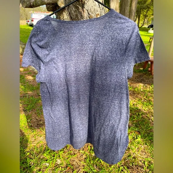 Short Sleeve Women’s T-Shirt, Heather Gray, Sparkle Pattern - Picture 3 of 6